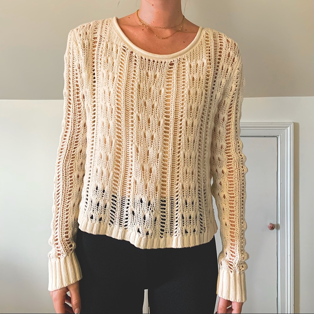 Vintage Express Crochet Sweater